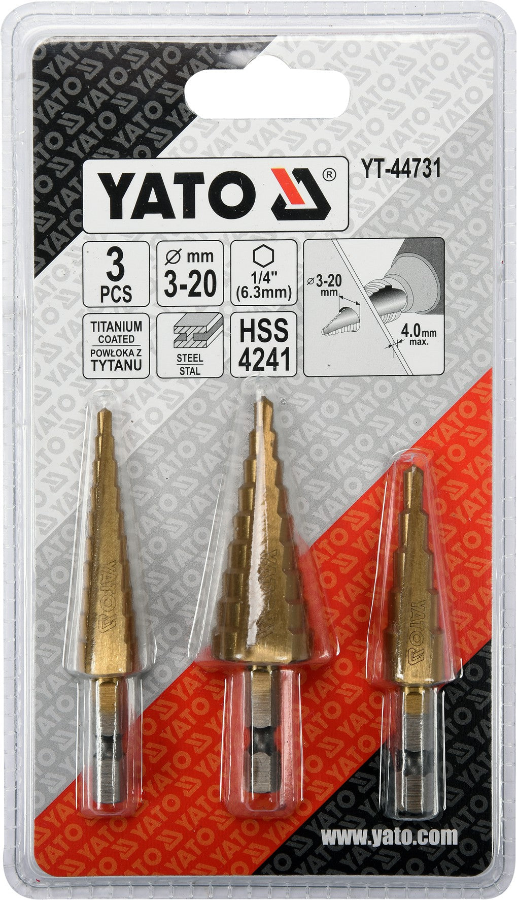 طقم ريشة هرمية - ياتو | Yato طقم ريشة هرمية - ياتو | Yato