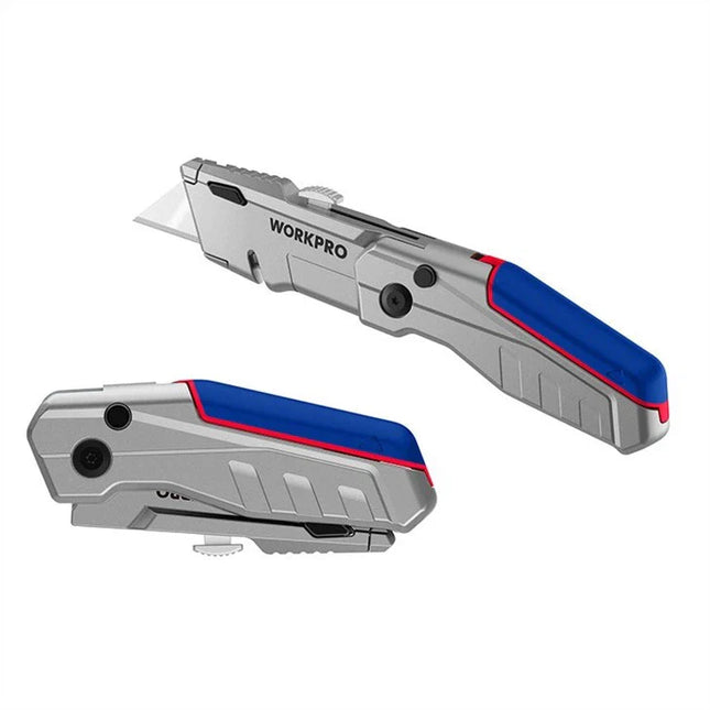 مشرط سجاد WORKPRO متعدد الاستخدامات من الألومنيوم القابل للطي والسحب | WP211011